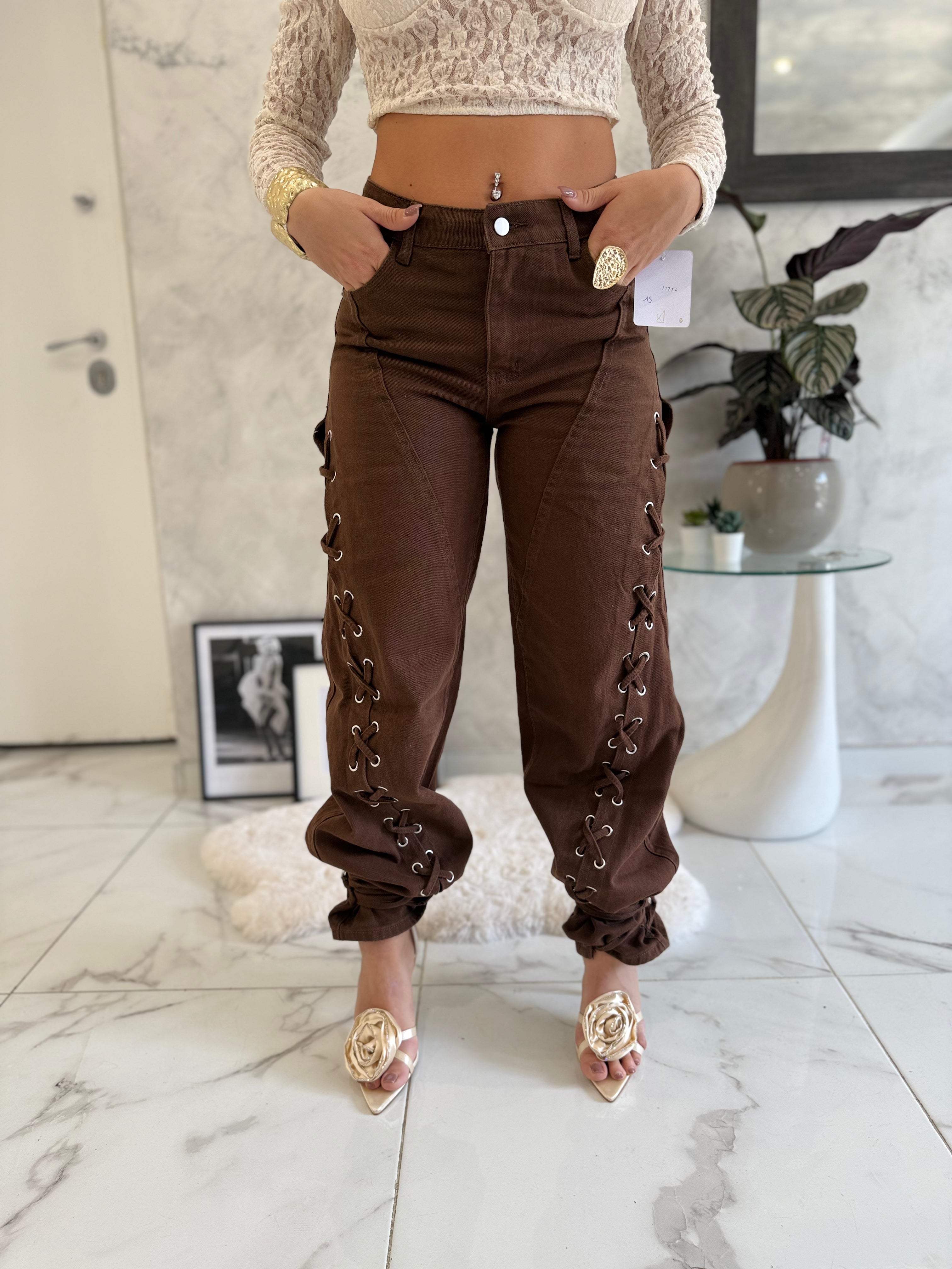 JEANS TRECCIA