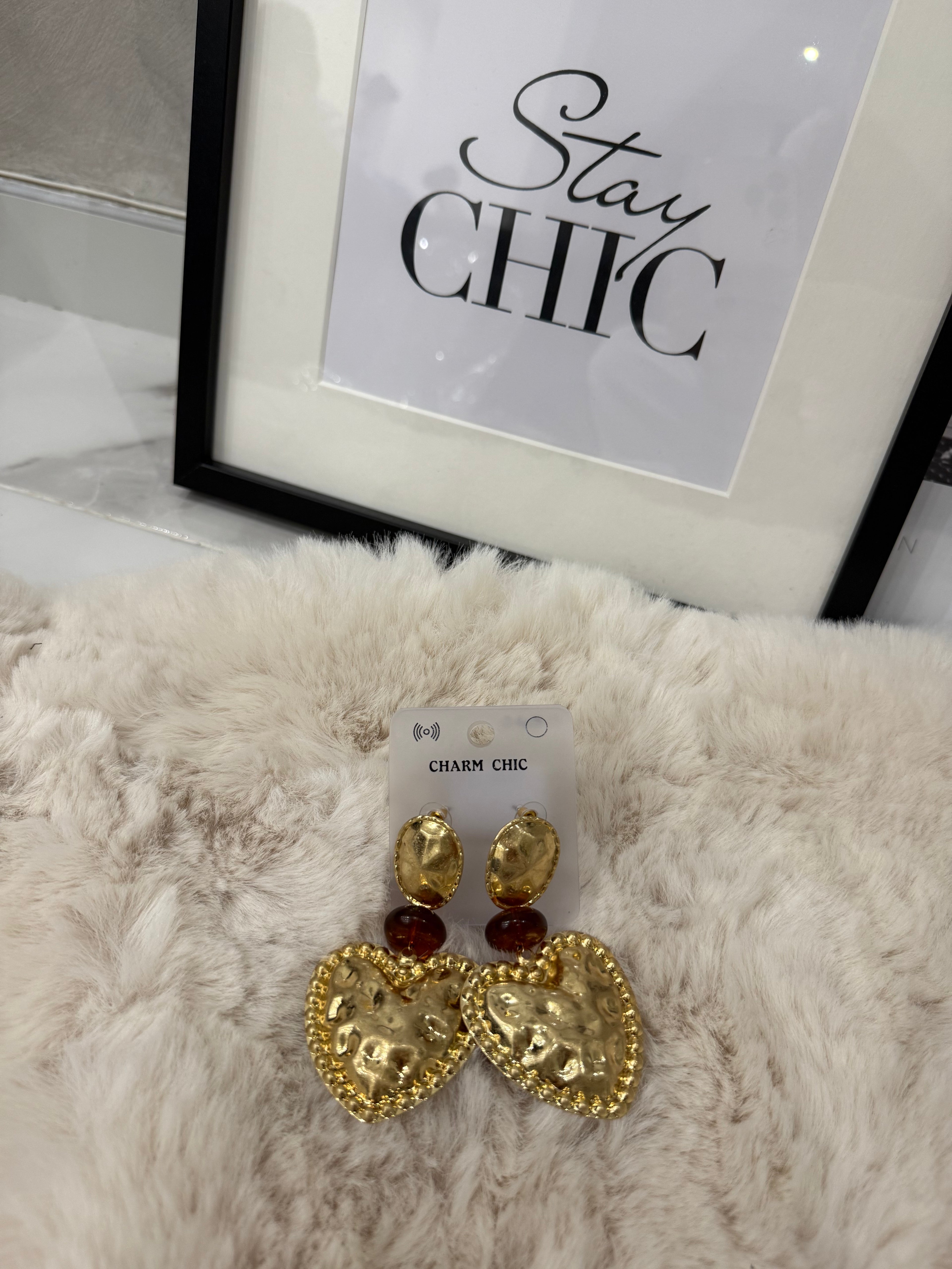 ORECCHINI CUORE ORO